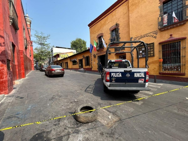 El hecho fue atendido por la Policía horas después.