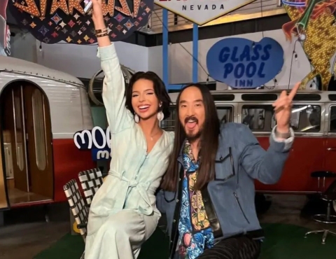 Ángela Aguilar es abucheada en el EDC 2025 durante el set de Steve Aoki