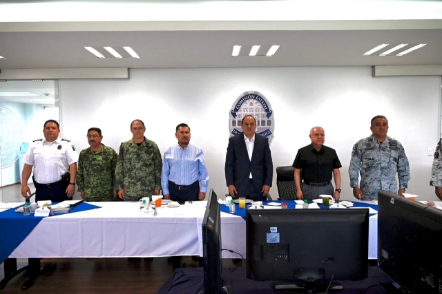 Encabeza gobernador reunión de la Mesa de Coordinación Estatal para la Construcción de la Paz