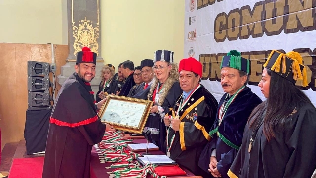 Recibe magistrado presidente del TSJ doctorado honoris causa