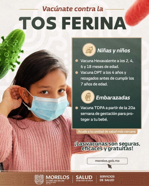 Llaman a prevenir la tos ferina