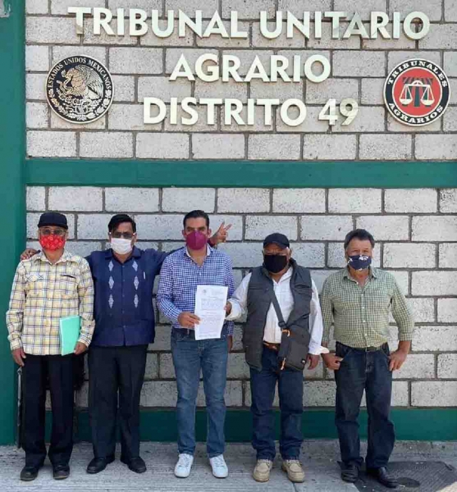 Representantes de Tetela del Volcán celebraron la resolución a favor de ese municipio.