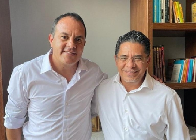 Se reúnen Cuauhtémoc Blanco Bravo y Rabindranath Salazar Solorio