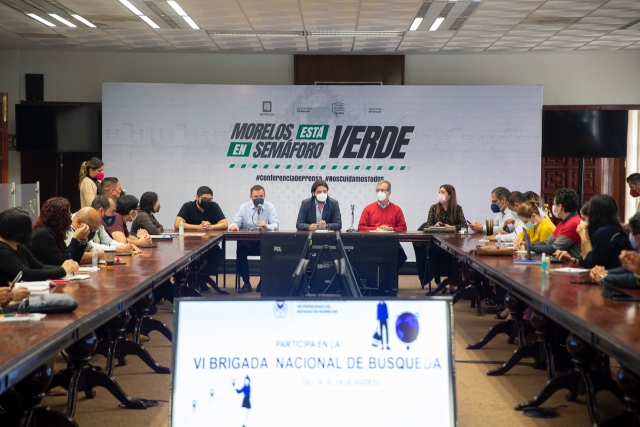 Avanzan trabajos rumbo a VI Brigada Nacional de Búsqueda que se realizará en Morelos