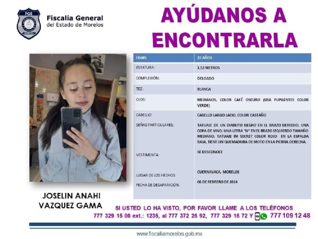 Buscan a una joven que desapareció hace un mes