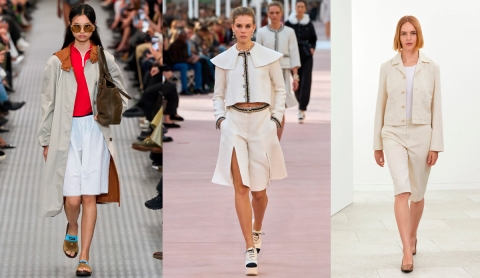 De la pasarela a tu armario: las bermudas blancas se imponen esta temporada