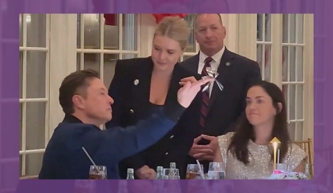 ¿Genio o distraído? Elon Musk y su peculiar espectáculo en la cena de Trump