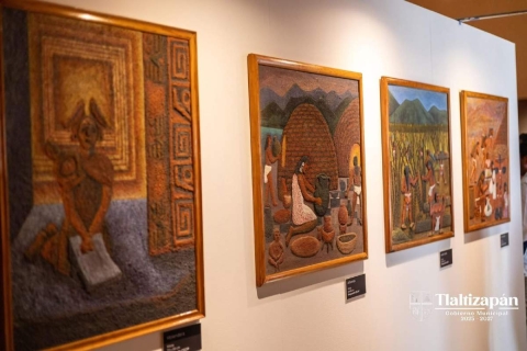 La exposición pictórica del artista nacido en Tlaltizapán estará vigente hasta octubre.