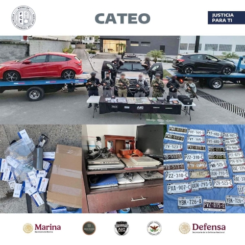 Desmantelan banda dedicada al robo de vehículos