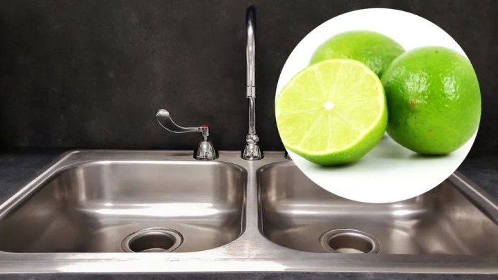 Potente mezcla para eliminar la cal de los grifos del lavabo y fregadero