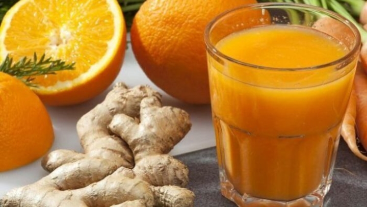 Agua de naranja con jengibre, estos son todos los beneficios que te aporta