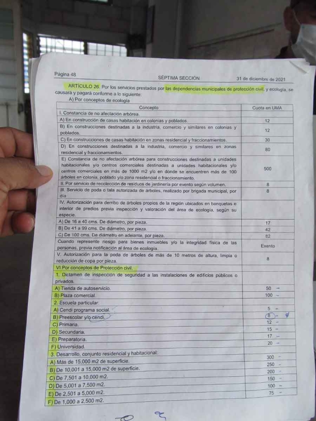 Giros comerciales con riesgo deben pagar obligatoriamente una inspección a Protección Civil, de acuerdo con determinadas características.