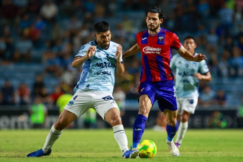 Los Potros de Hierro dominaron todo el primer tiempo del partido, pero en la segunda parte los locales reaccionaron y empataron el encuentro. 