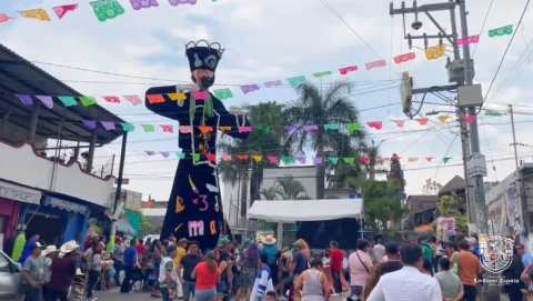 Arranca &#039;Carnaval 2025&#039; en la colonia Tres de Mayo, en Emiliano Zapata
