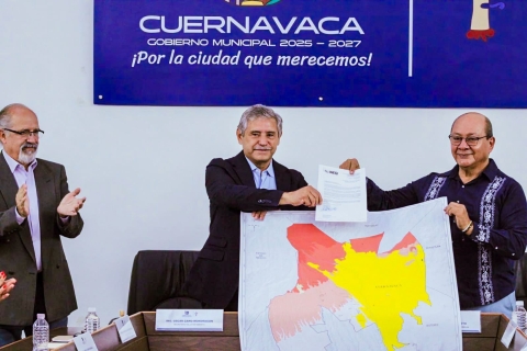 Cuernavaca recibe reconocimiento nacional del INEGI por cumplimiento y transparencia en el Censo de Gobiernos Municipales