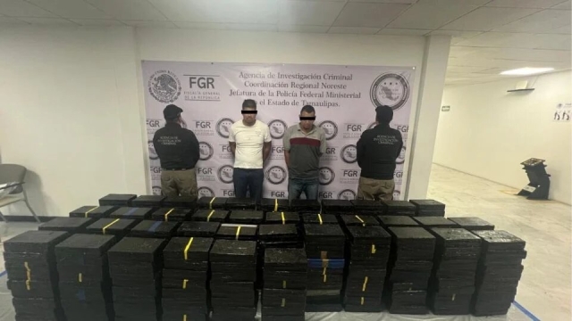 Decomisan 700 kilos de metanfetamina en cajas de tostadas en Tamaulipas