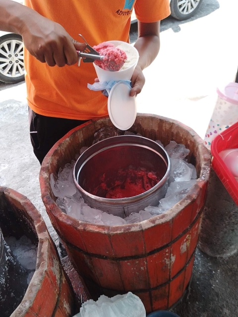 Nieve artesanal de Alpuyeca 