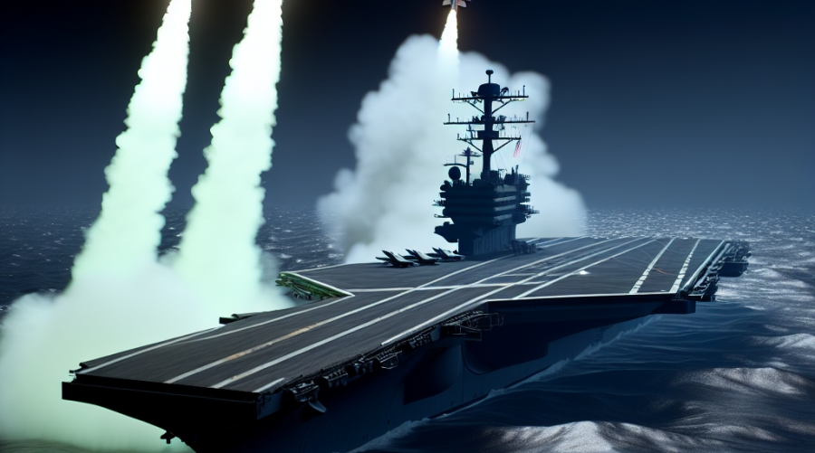 Hutíes bombardean barcos de guerra de Estados Unidos tras ataques en Yemen