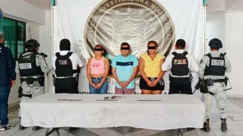 Tres detenidos por la explosión frente a la SSP de Acapulco