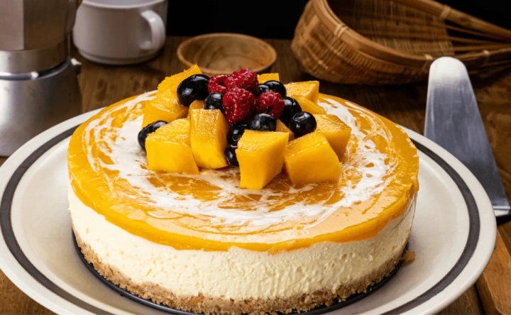 Aprovecha la temporada con este delicioso volteado de mango