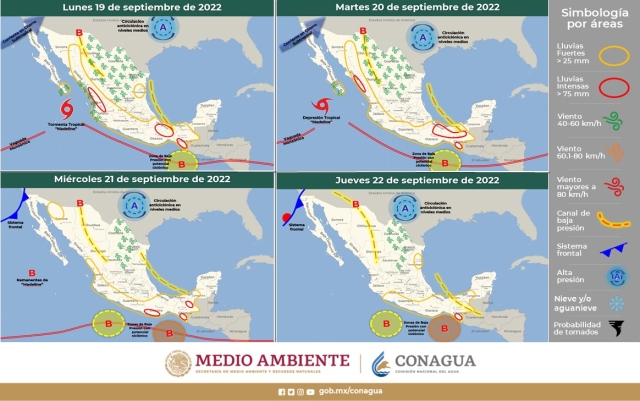 Seguirán las lluvias en Morelos debido a temporada de ciclones