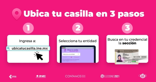 Difunde INE herramienta digital &#039;Ubica tu casilla&#039;