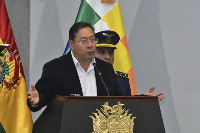 Luis Arce, preidente de Bolivia.