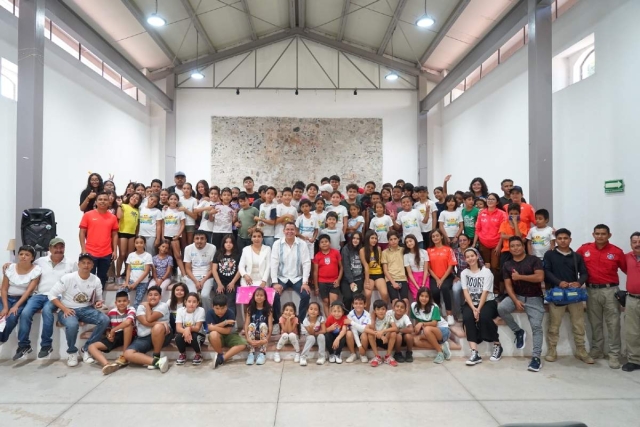  Durante dos semanas, los menores participaron en actividades deportivas y de integración.