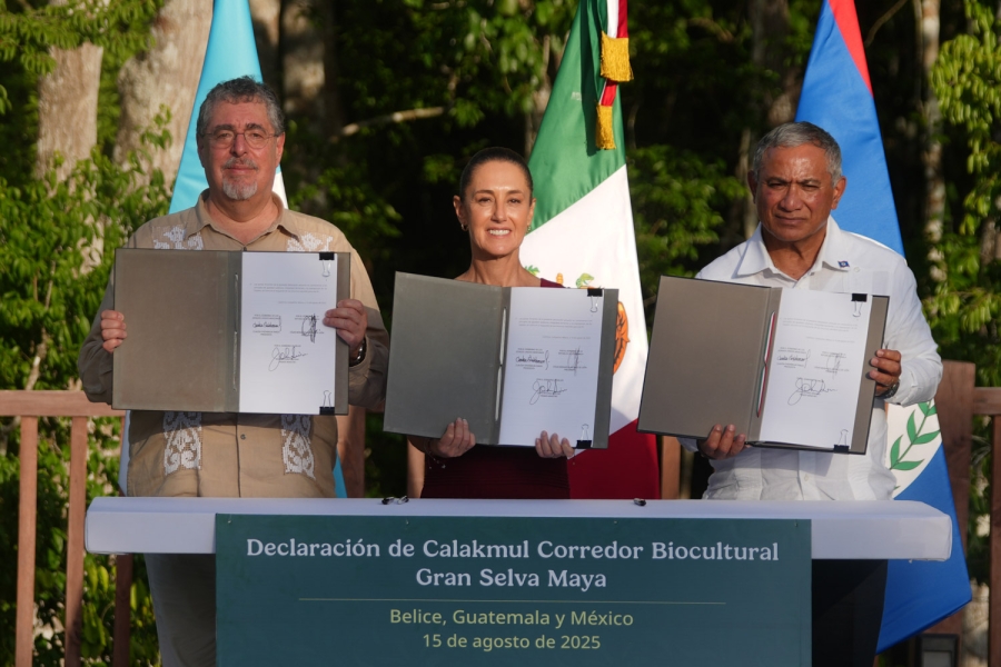 México acuerda con Guatemala y Belice crear el Corredor de la Gran Selva Maya
