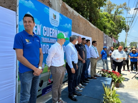 Arranca programa &#039;En Cuernavaca trabajamos por una mejor movilidad&#039;; amplían banquetas en ciclopista