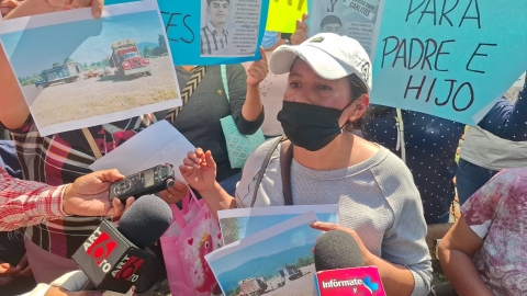 Protestan habitantes de Huitzilac y familiares de dos detenidos; demandan su liberación