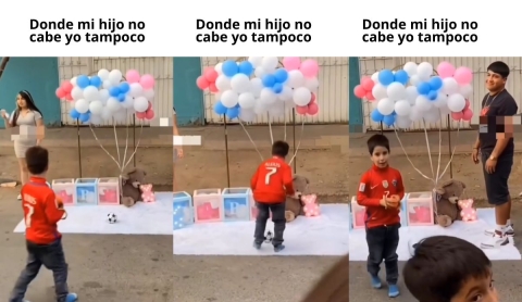 &#039;El clásico niño que piensa que todo es suyo&#039;: adelanta por accidente la revelación de género al creer que era un regalo para él