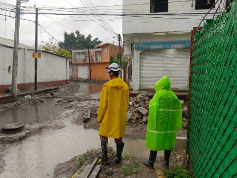 La coordinación pidió a la ciudadanía no tirar basura, sobre todo donde históricamente hay inundaciones.