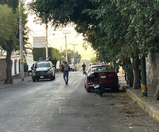 El hecho se registró en la calle Coronel Ahumada.