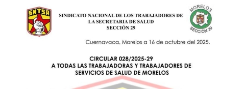 Preparan bloqueos sindicalizados de Salud, el 23 de ocutubre en Cuernavaca