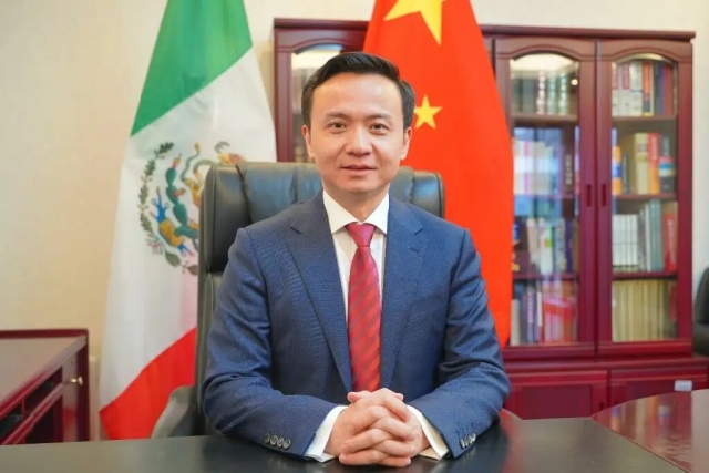 El embajador de China en México, Zhang Run.