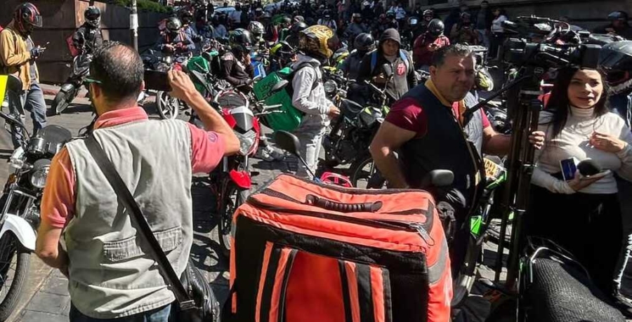 Trabajadores de plataformas digitales se manifestarán con bloqueo, este lunes