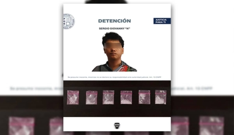 Atrapan a presunto narcomenudista en Tlatenchi