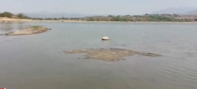 La laguna ha mostrado un nivel bajo desde hace algunos meses.