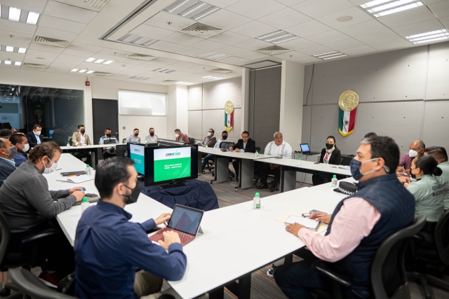 Coordinan esfuerzos gobierno del estado e integrantes de ConMéxico para prevenir y atender movilizaciones en zona oriente y sur