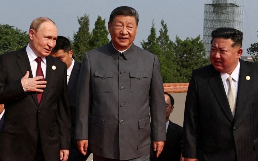 China exhibe ‘tríada nuclear’ durante desfile con Putin y Kim Jong-un