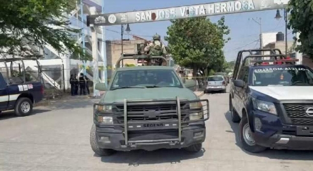 El ataque se registr&oacute; a unos metros del arco de bienvenida de la comunidad.
