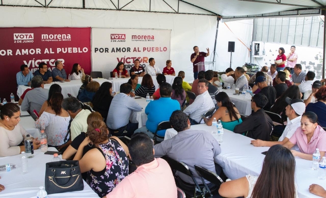 Reconoce Víctor Mercado labor de estructura electoral de Morena que dará el triunfo este dos de junio