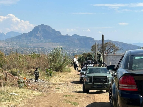 El cadáver fue encontrado en una calle de terracería, la tarde del martes.