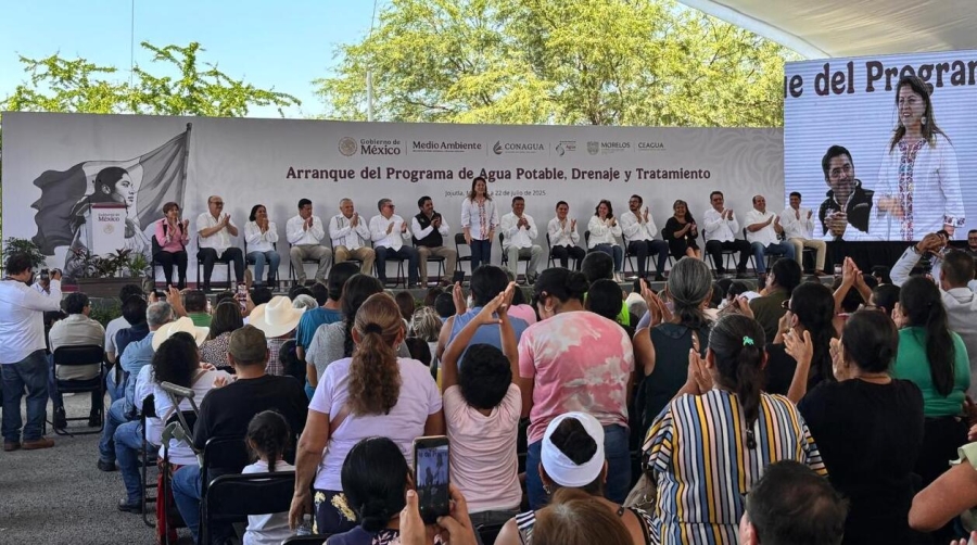 Dan autoridades arranque formal al Programa de Agua Potable, Drenaje y Tratamiento 'Proagua 2025'