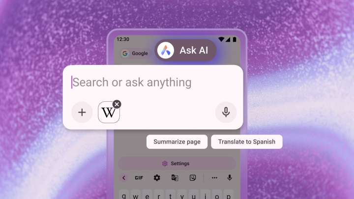 Opera actualiza su navegador en Android con funciones avanzadas de IA al nivel de Opera One