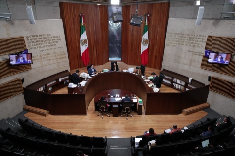 Tribunal Electoral pide al Senado continuar con proceso electoral del Poder Judicial