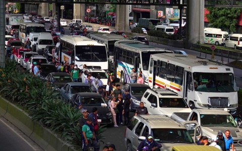 Carreteras bloqueadas por protestas este 24 de noviembre