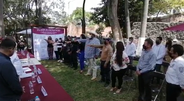 Toma de protesta del &#039;Grupo de Búsqueda de Personas de Tlaquiltenango&#039;