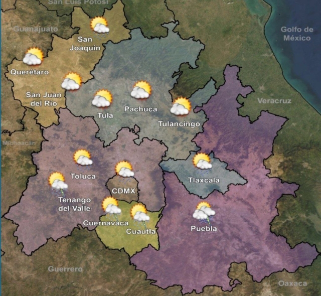 Seguirán las lluvias este fin de semana